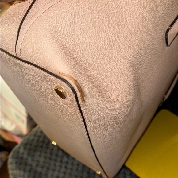 Kate Spade Pink With Red interior Leather Tote Bag EUC - Picture 14 of 16